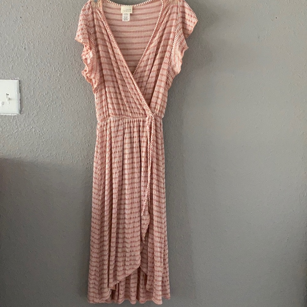 Long short sleeve dress